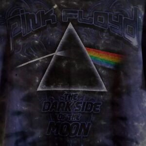 **Reposh** VUC Men's Pink Floyd Dark Side Tie Dye Shirt